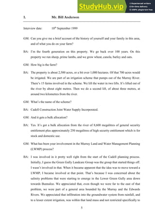 Appendix A Transcripts Of Key Informant Interviews For PhD Thesis ...