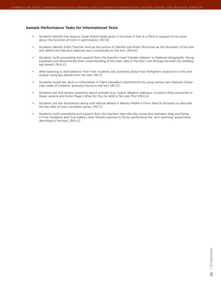 Appendix b -"Illustrative texts" of Common Core | PDF