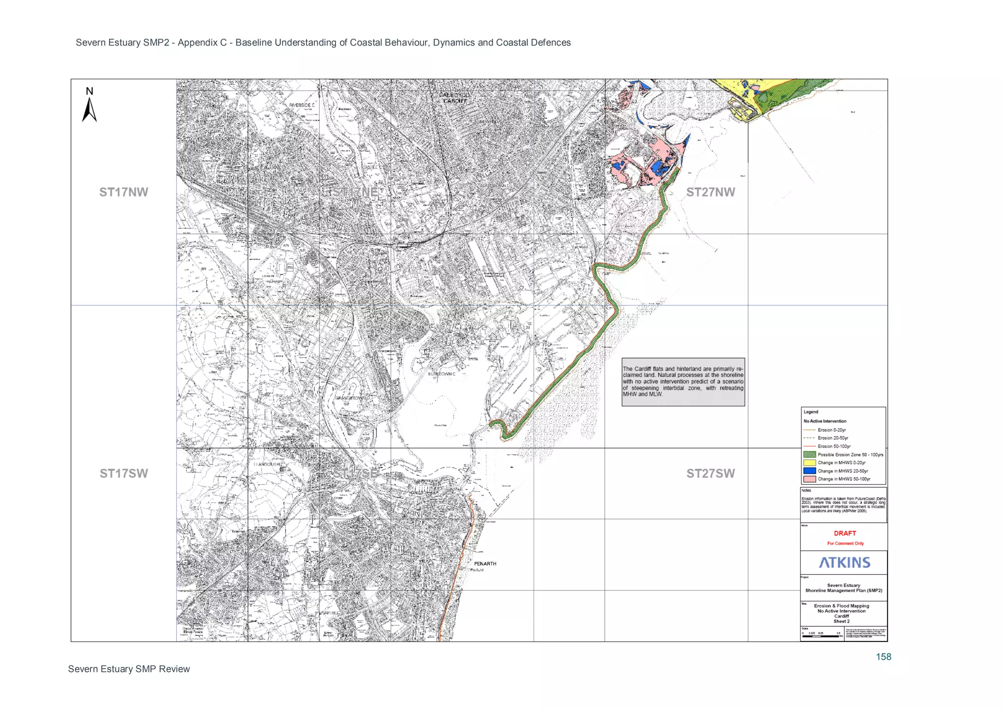 Severn Estuary SMP2 - Appendix C - Baseline Understanding of Coastal Behaviour, Dynamics and Coastal Defences
158
Severn Estuary SMP Review
 