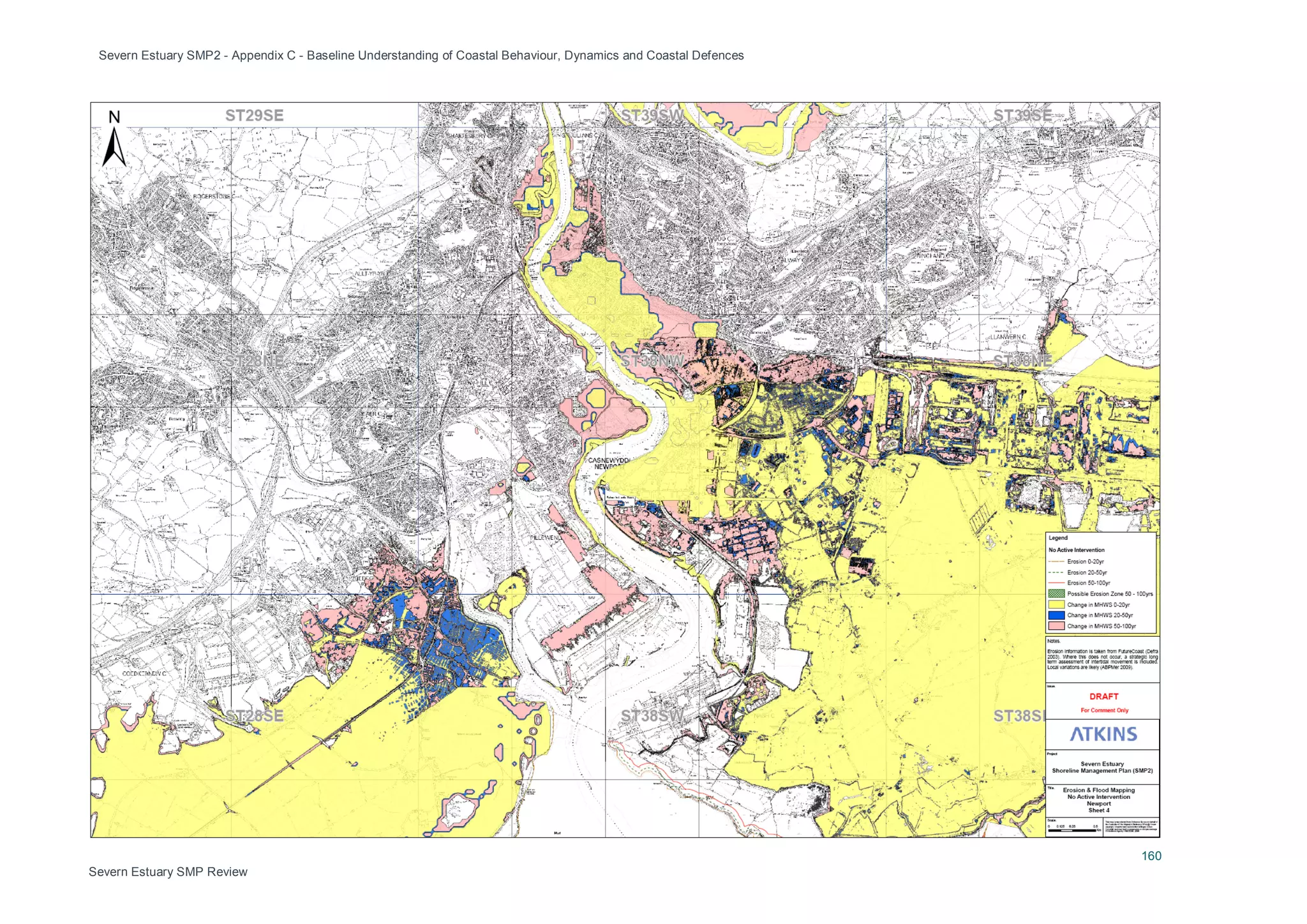 Severn Estuary SMP2 - Appendix C - Baseline Understanding of Coastal Behaviour, Dynamics and Coastal Defences
160
Severn Estuary SMP Review
 