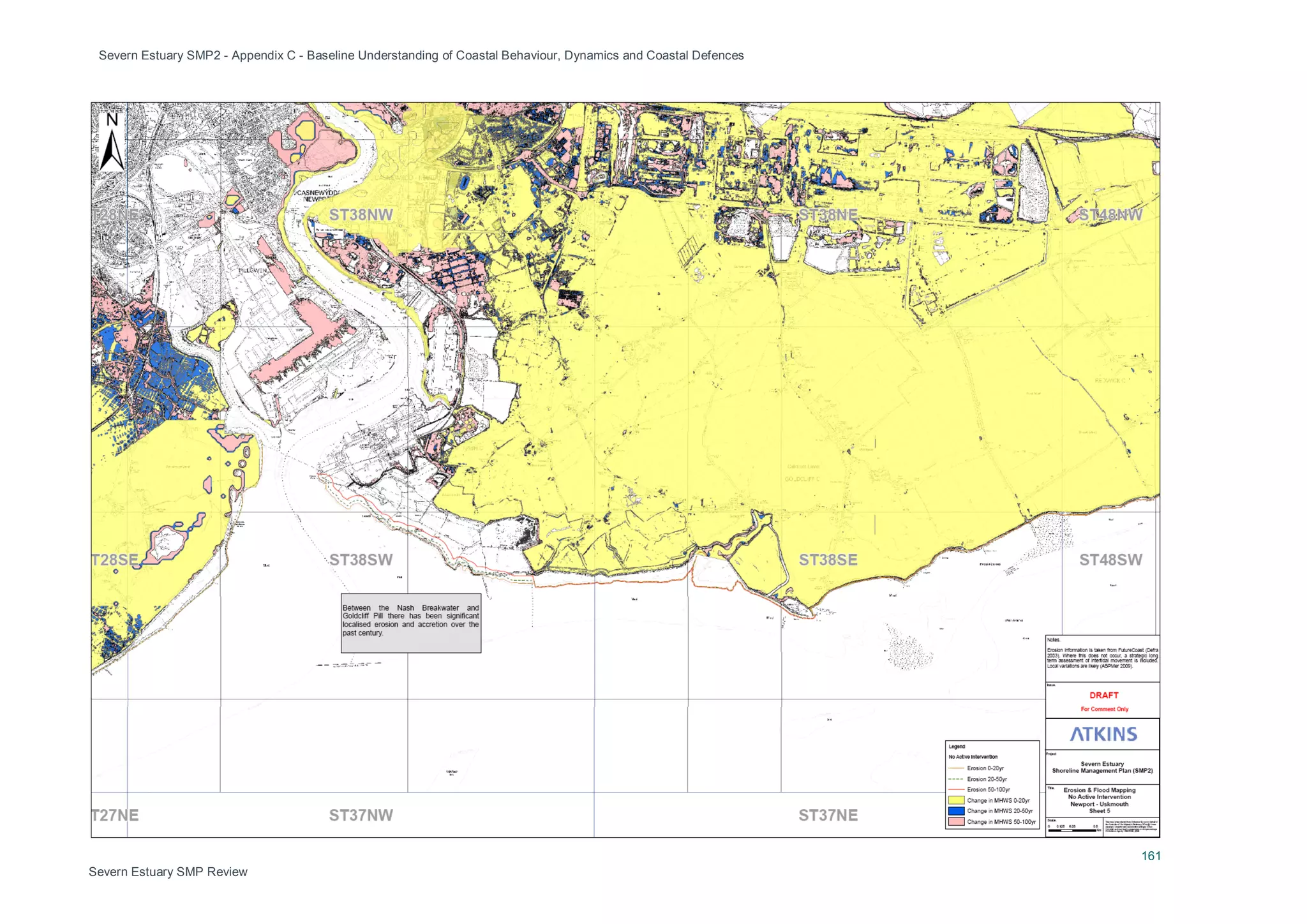 Severn Estuary SMP2 - Appendix C - Baseline Understanding of Coastal Behaviour, Dynamics and Coastal Defences
161
Severn Estuary SMP Review
 
