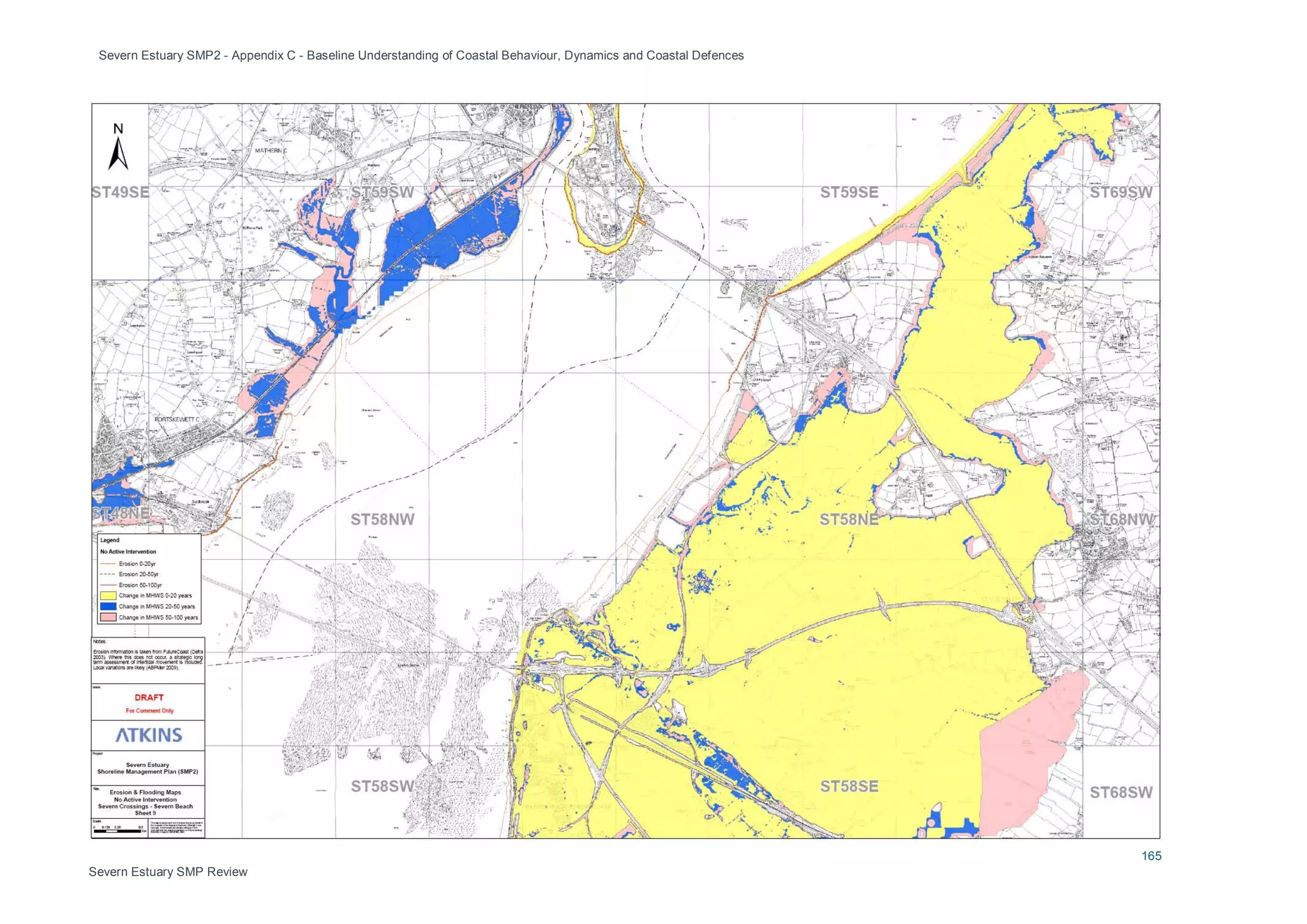 Severn Estuary SMP2 - Appendix C - Baseline Understanding of Coastal Behaviour, Dynamics and Coastal Defences
165
Severn Estuary SMP Review
 