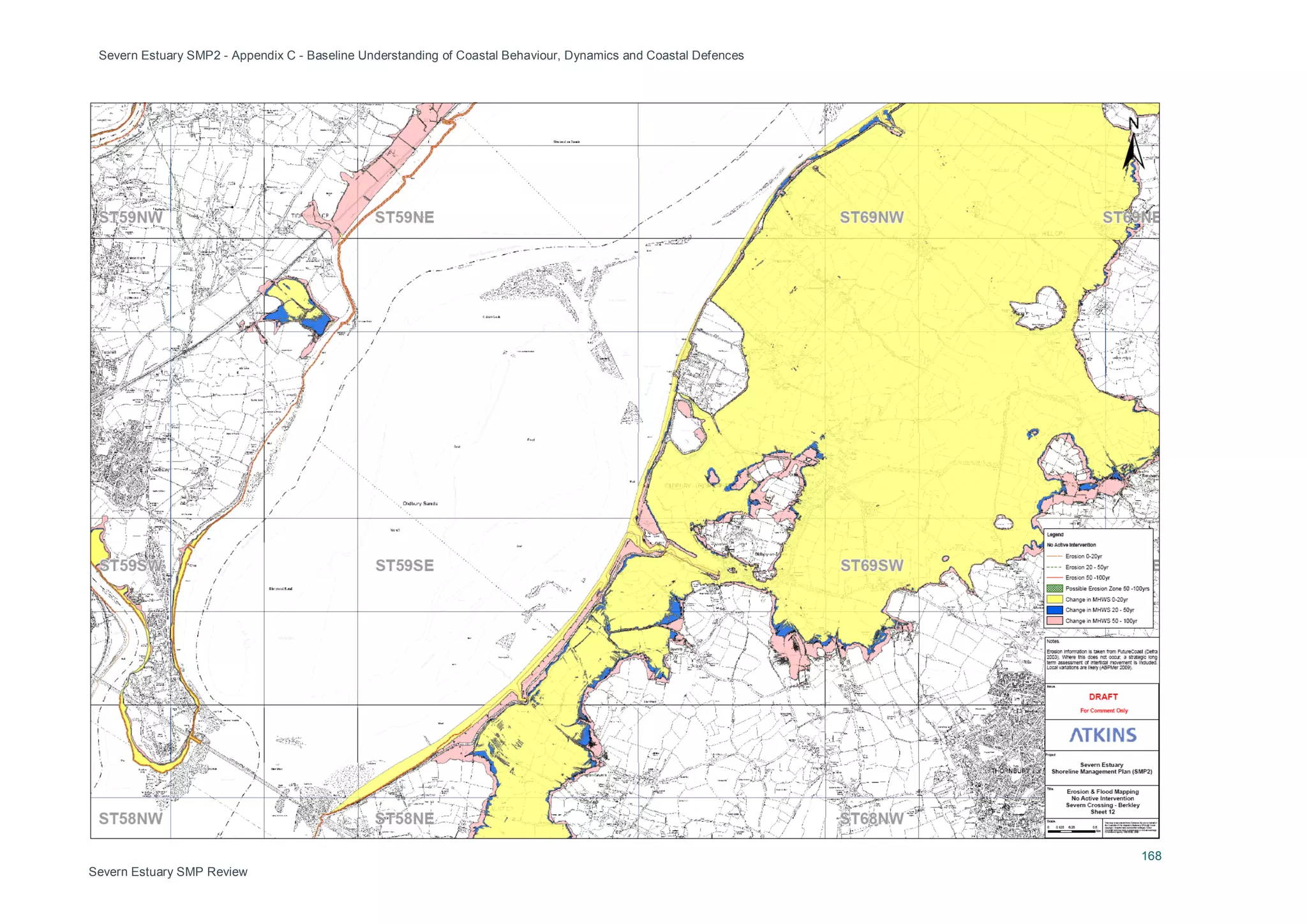 Severn Estuary SMP2 - Appendix C - Baseline Understanding of Coastal Behaviour, Dynamics and Coastal Defences
168
Severn Estuary SMP Review
 