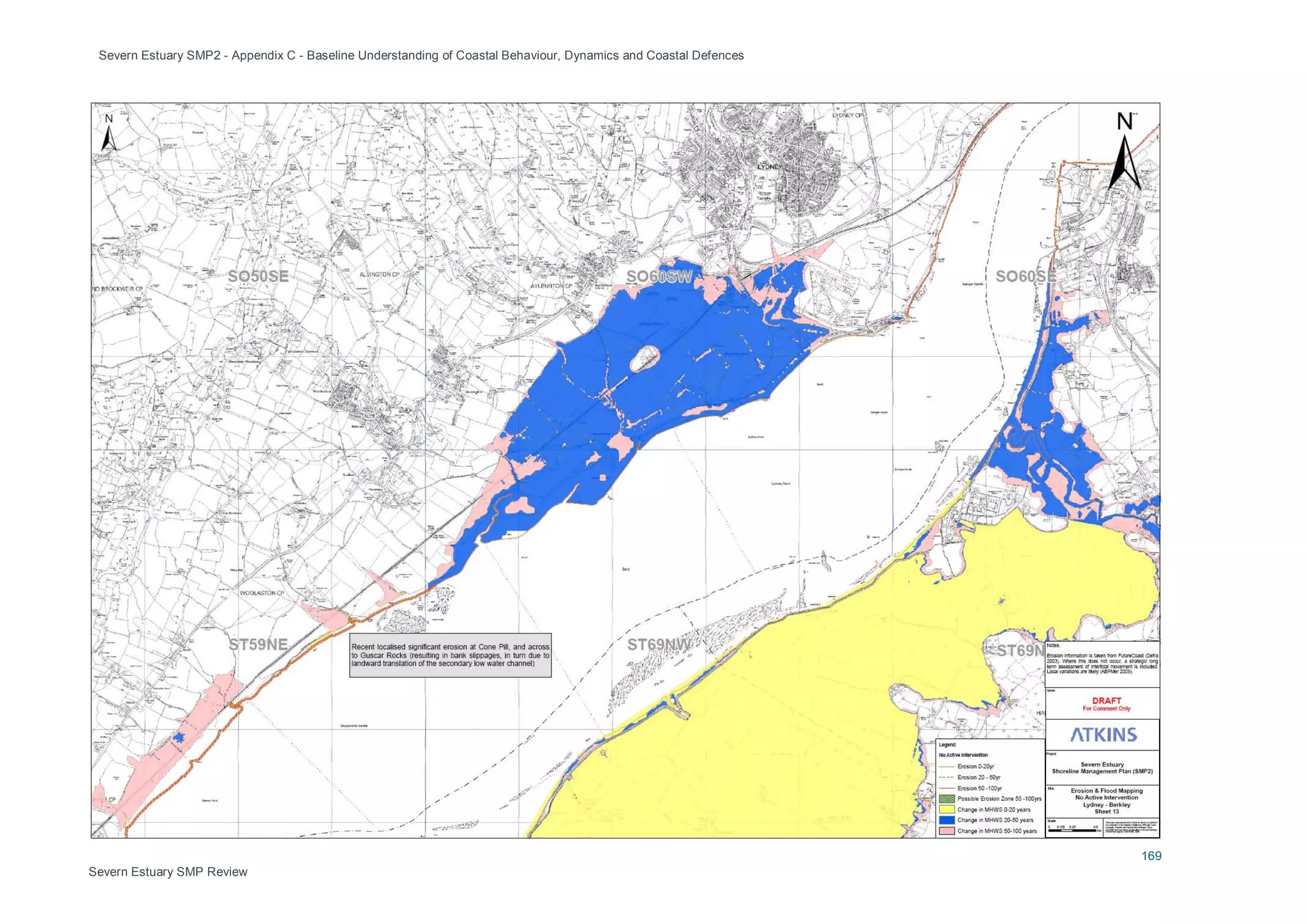 Severn Estuary SMP2 - Appendix C - Baseline Understanding of Coastal Behaviour, Dynamics and Coastal Defences
169
Severn Estuary SMP Review
 