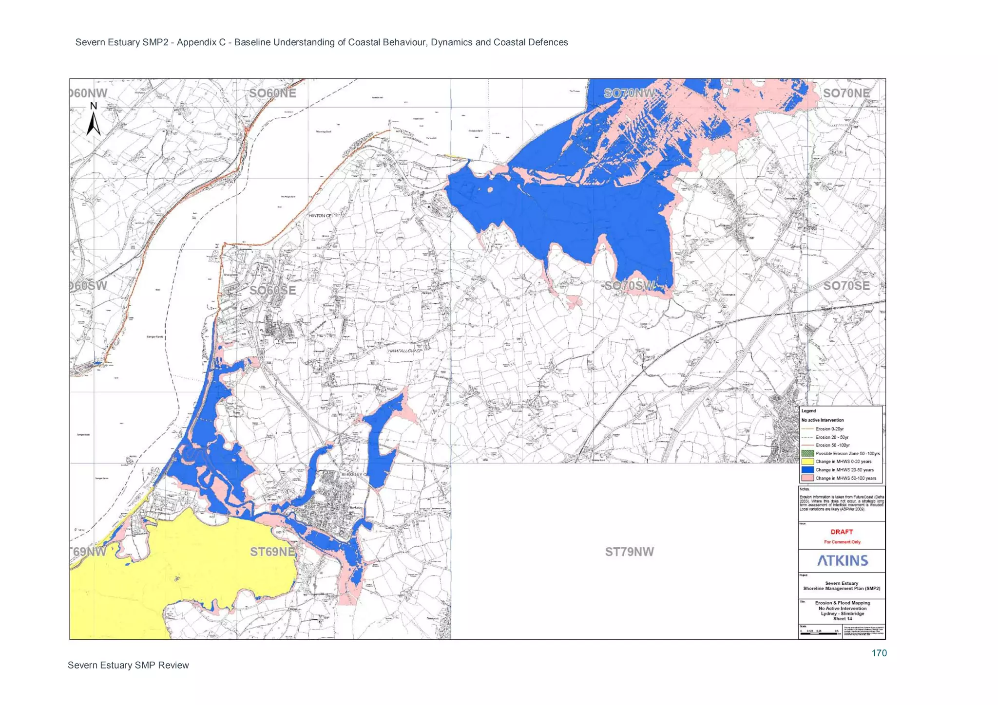 Severn Estuary SMP2 - Appendix C - Baseline Understanding of Coastal Behaviour, Dynamics and Coastal Defences
170
Severn Estuary SMP Review
 