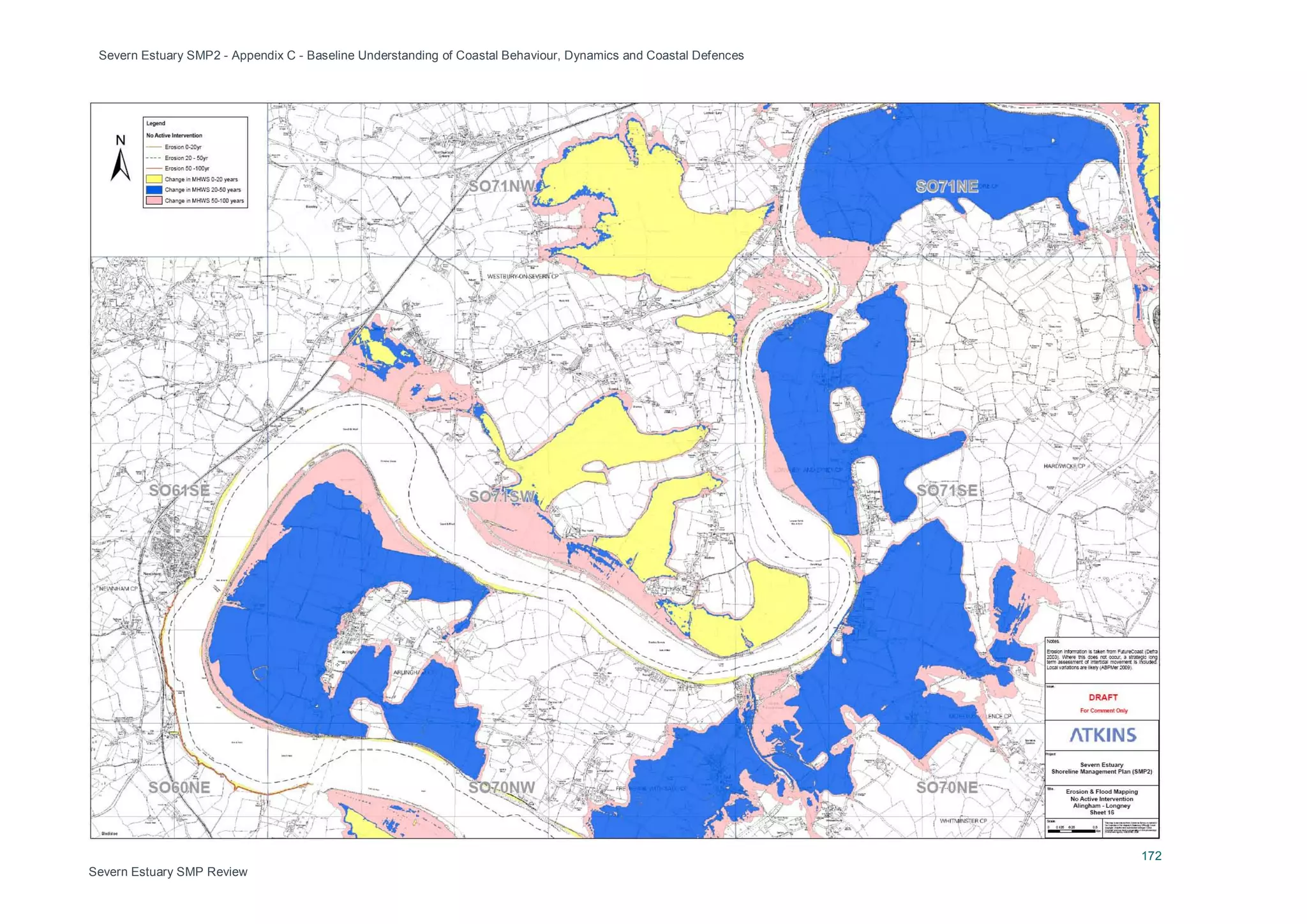 Severn Estuary SMP2 - Appendix C - Baseline Understanding of Coastal Behaviour, Dynamics and Coastal Defences
172
Severn Estuary SMP Review
 