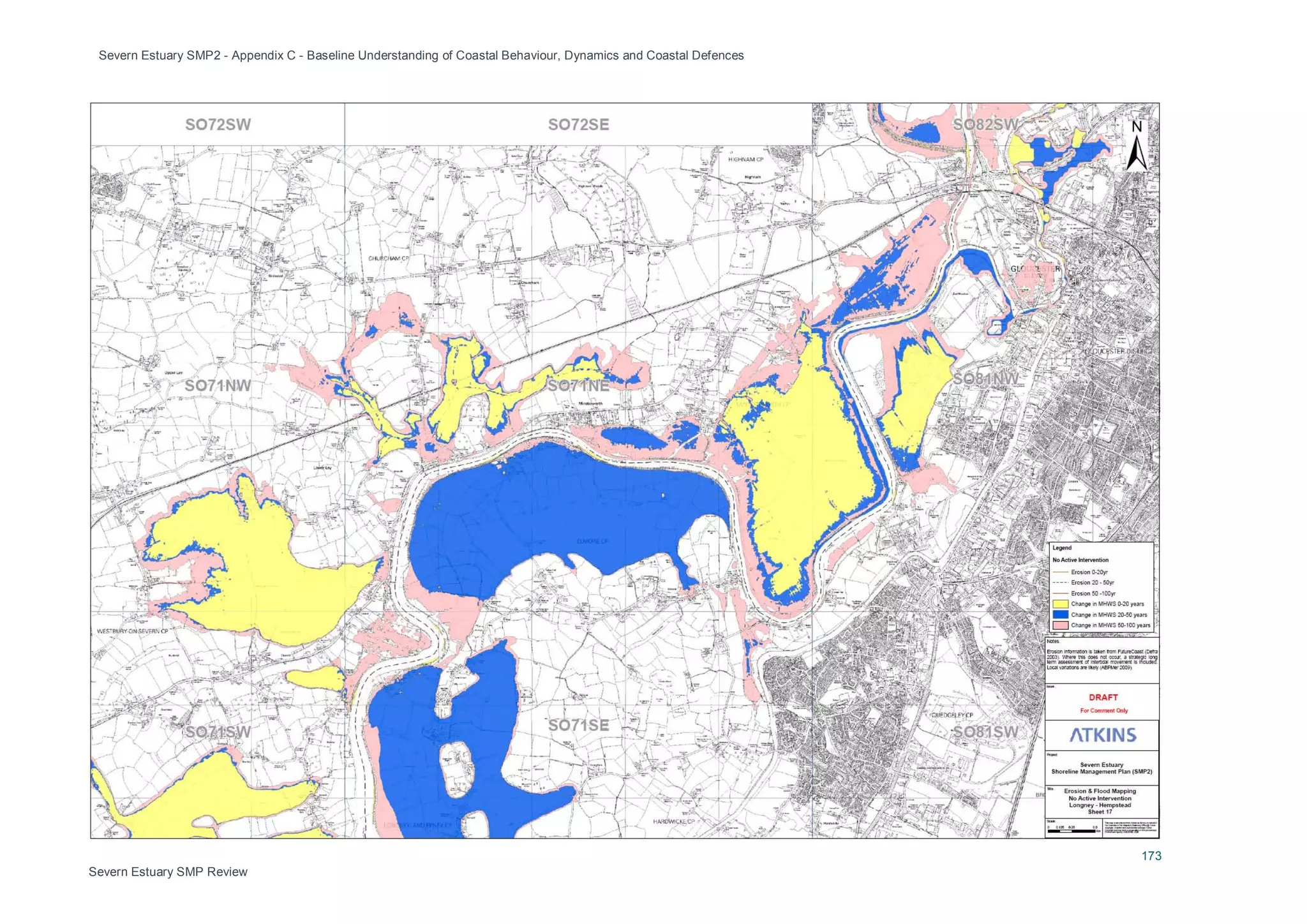 Severn Estuary SMP2 - Appendix C - Baseline Understanding of Coastal Behaviour, Dynamics and Coastal Defences
173
Severn Estuary SMP Review
 