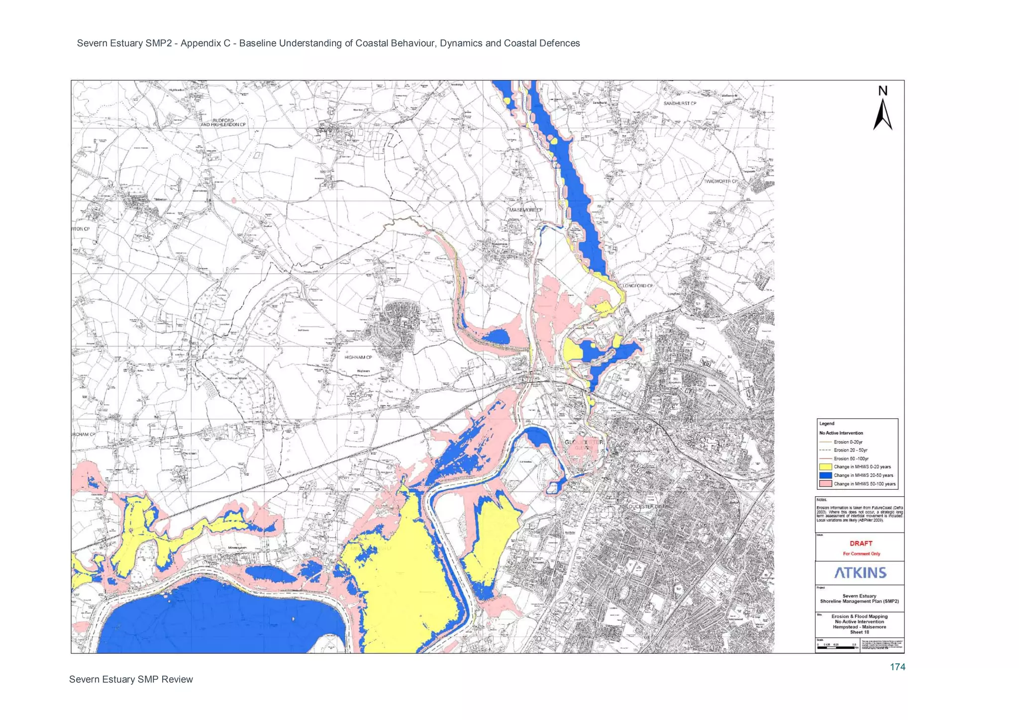 Severn Estuary SMP2 - Appendix C - Baseline Understanding of Coastal Behaviour, Dynamics and Coastal Defences
174
Severn Estuary SMP Review
 