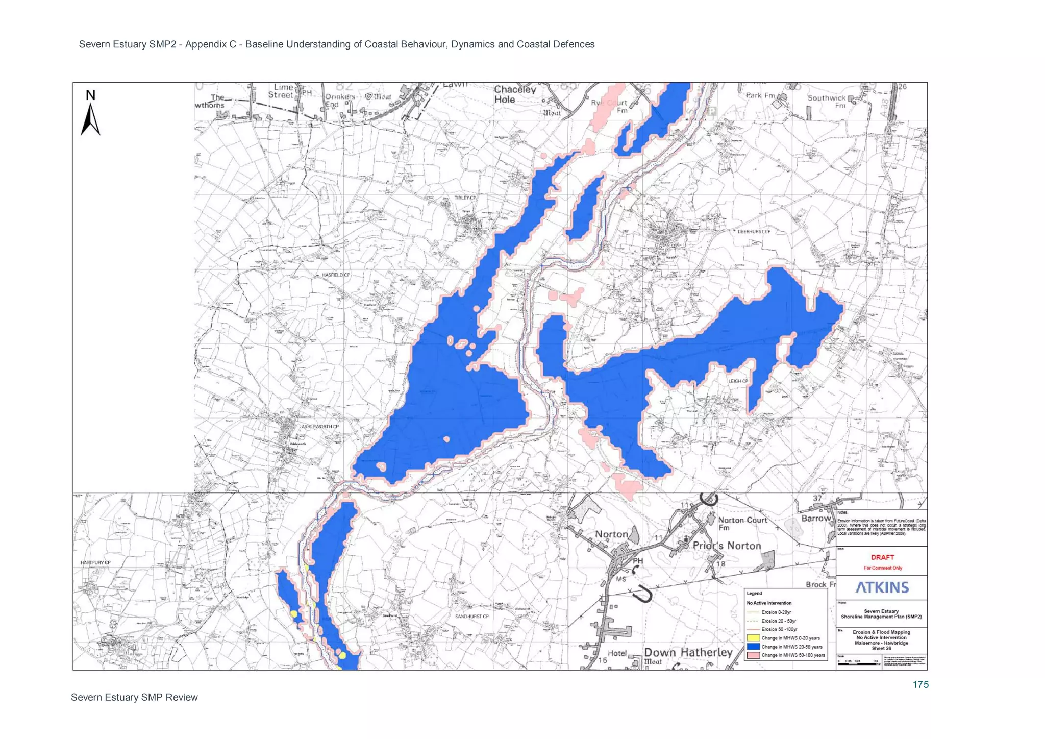 Severn Estuary SMP2 - Appendix C - Baseline Understanding of Coastal Behaviour, Dynamics and Coastal Defences
175
Severn Estuary SMP Review
 