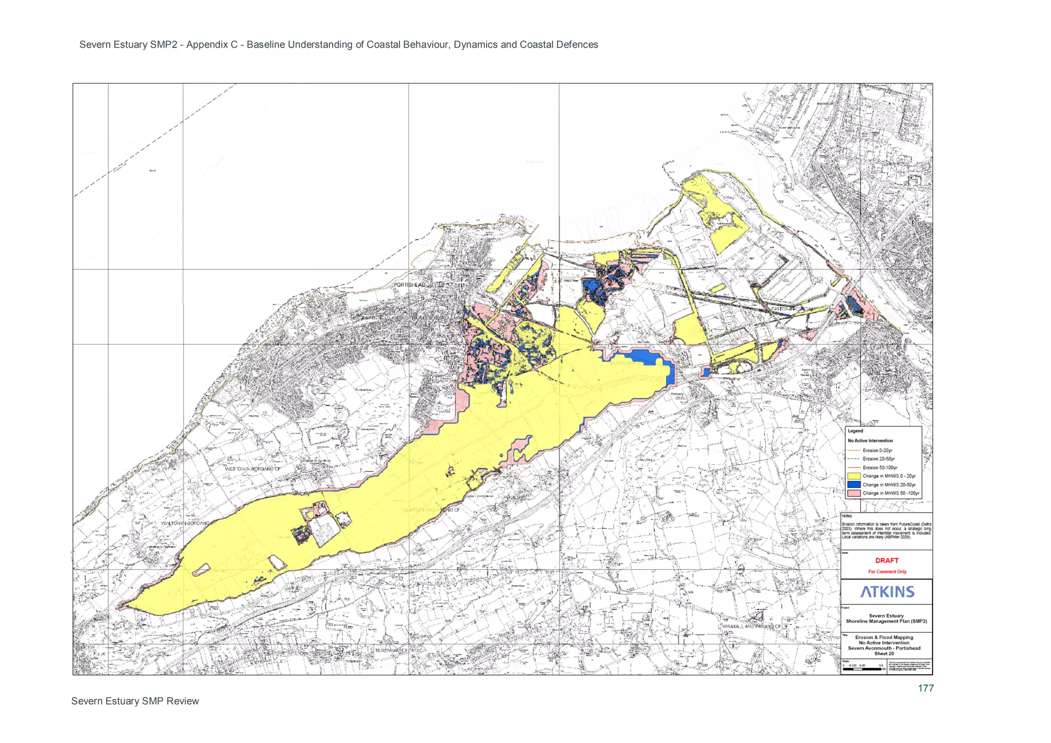 Severn Estuary SMP2 - Appendix C - Baseline Understanding of Coastal Behaviour, Dynamics and Coastal Defences
177
Severn Estuary SMP Review
 