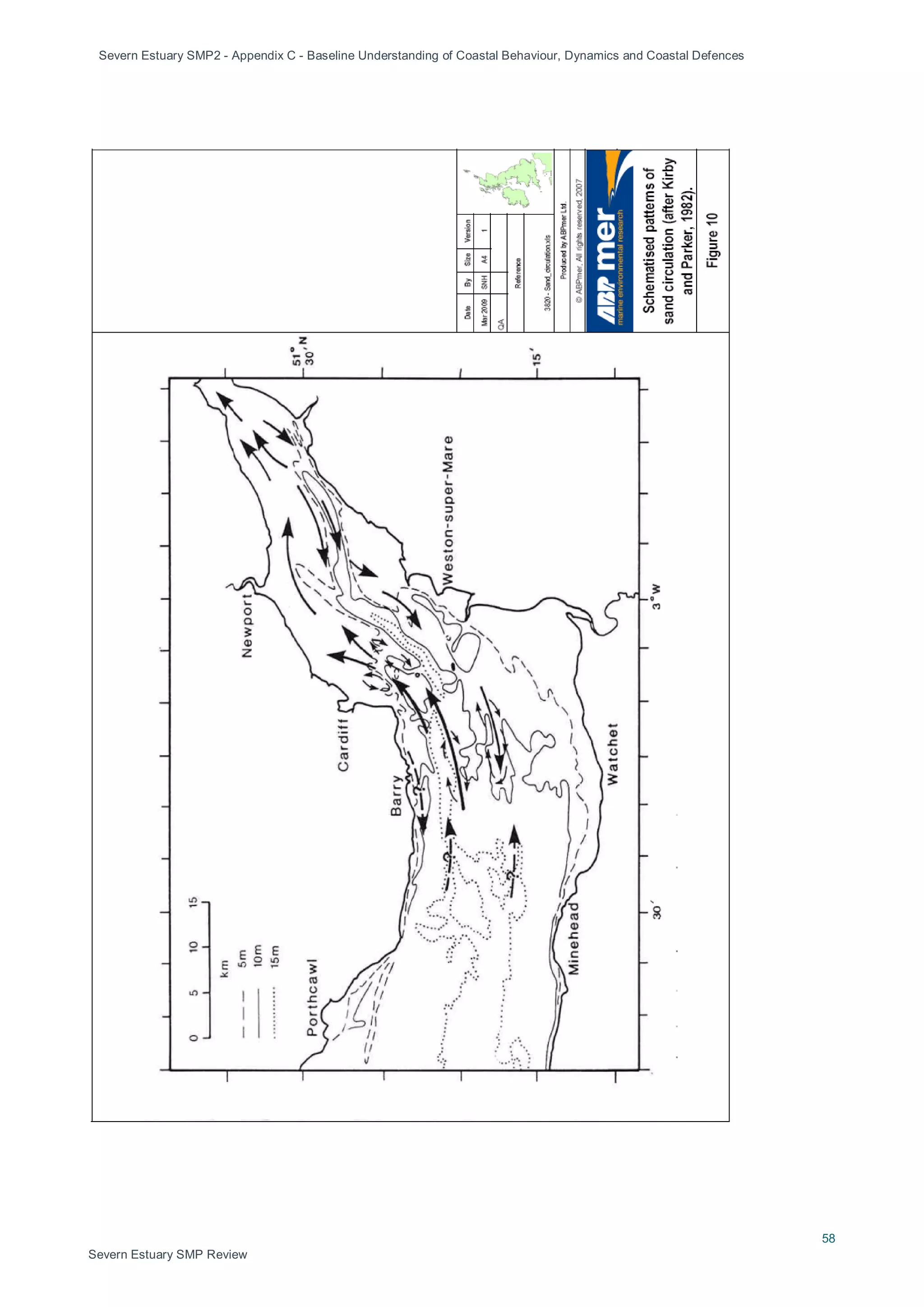 Severn Estuary SMP2 - Appendix C - Baseline Understanding of Coastal Behaviour, Dynamics and Coastal Defences
58
Severn Estuary SMP Review
 