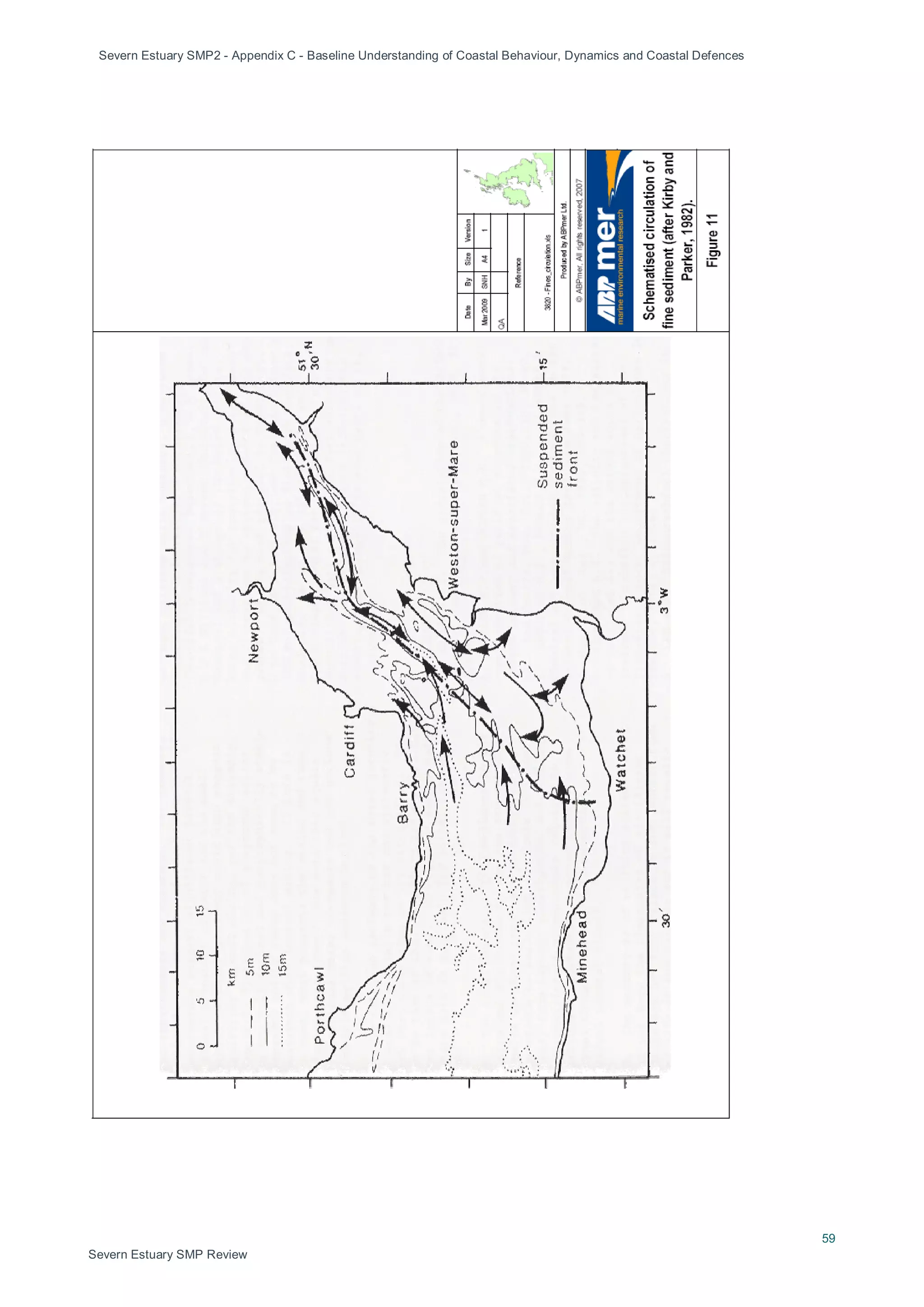 Severn Estuary SMP2 - Appendix C - Baseline Understanding of Coastal Behaviour, Dynamics and Coastal Defences
59
Severn Estuary SMP Review
 