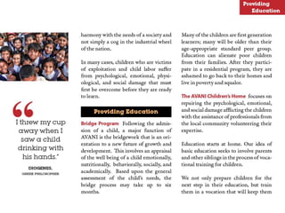 AVANI Brochure for CSR (corporate social responsibility)
