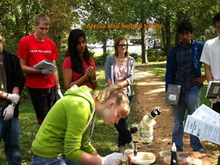 Alyssa also helped titrate.
 