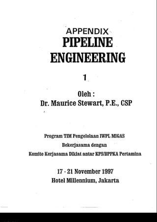 Appendix pipeline engineering 1