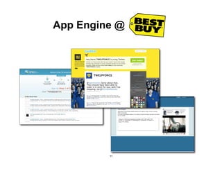 App Engine @




         11
 