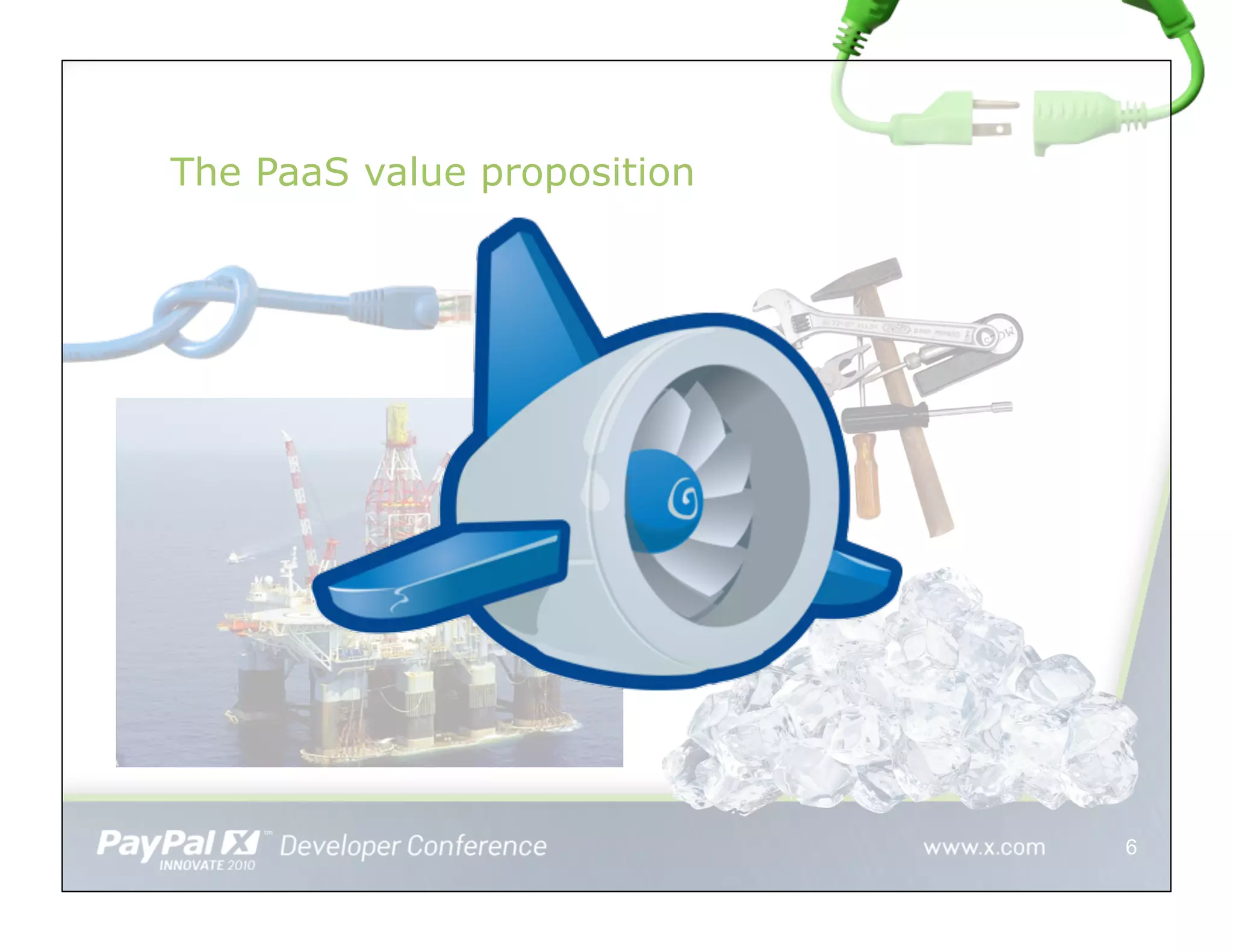 6
The PaaS value proposition
 