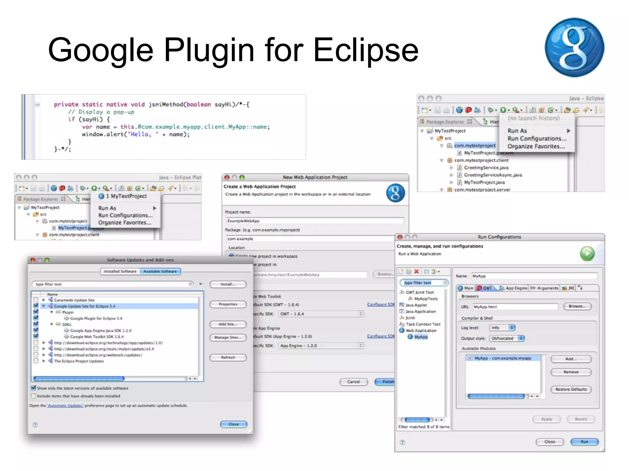 Google Plugin for Eclipse
 