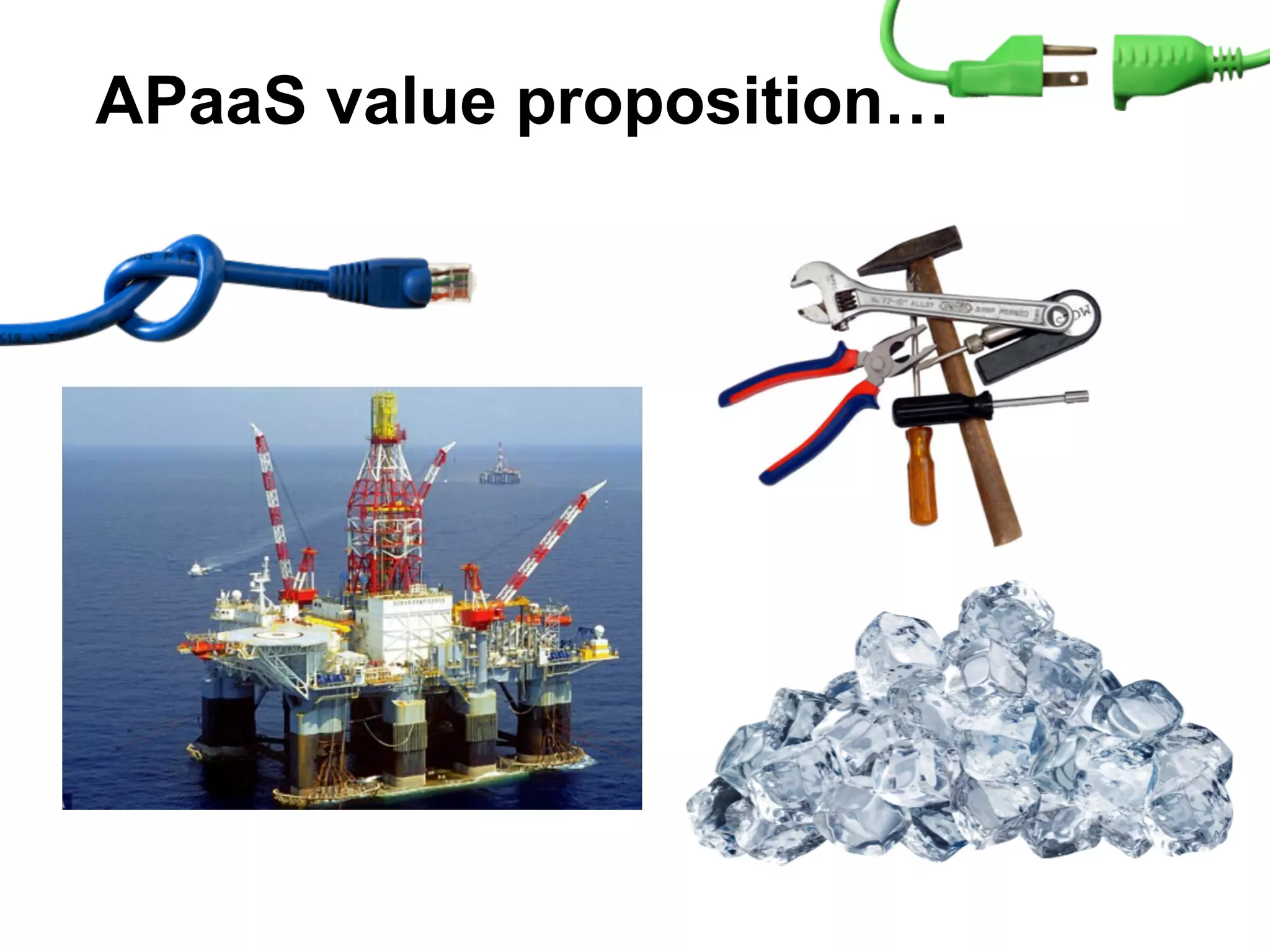 APaaS value proposition…
 