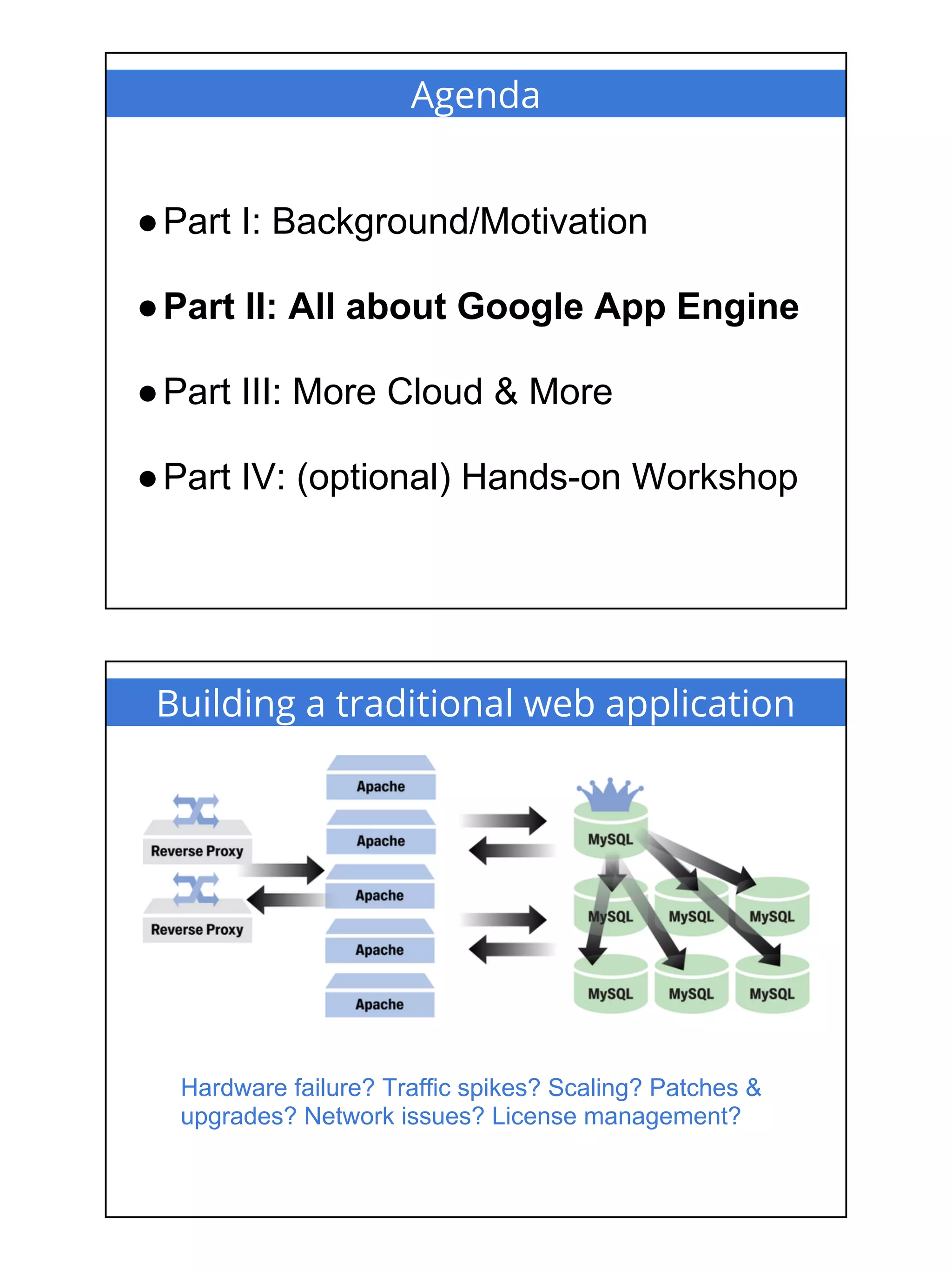 Google App Engine & Cloud Overview (DevFest 2013)
