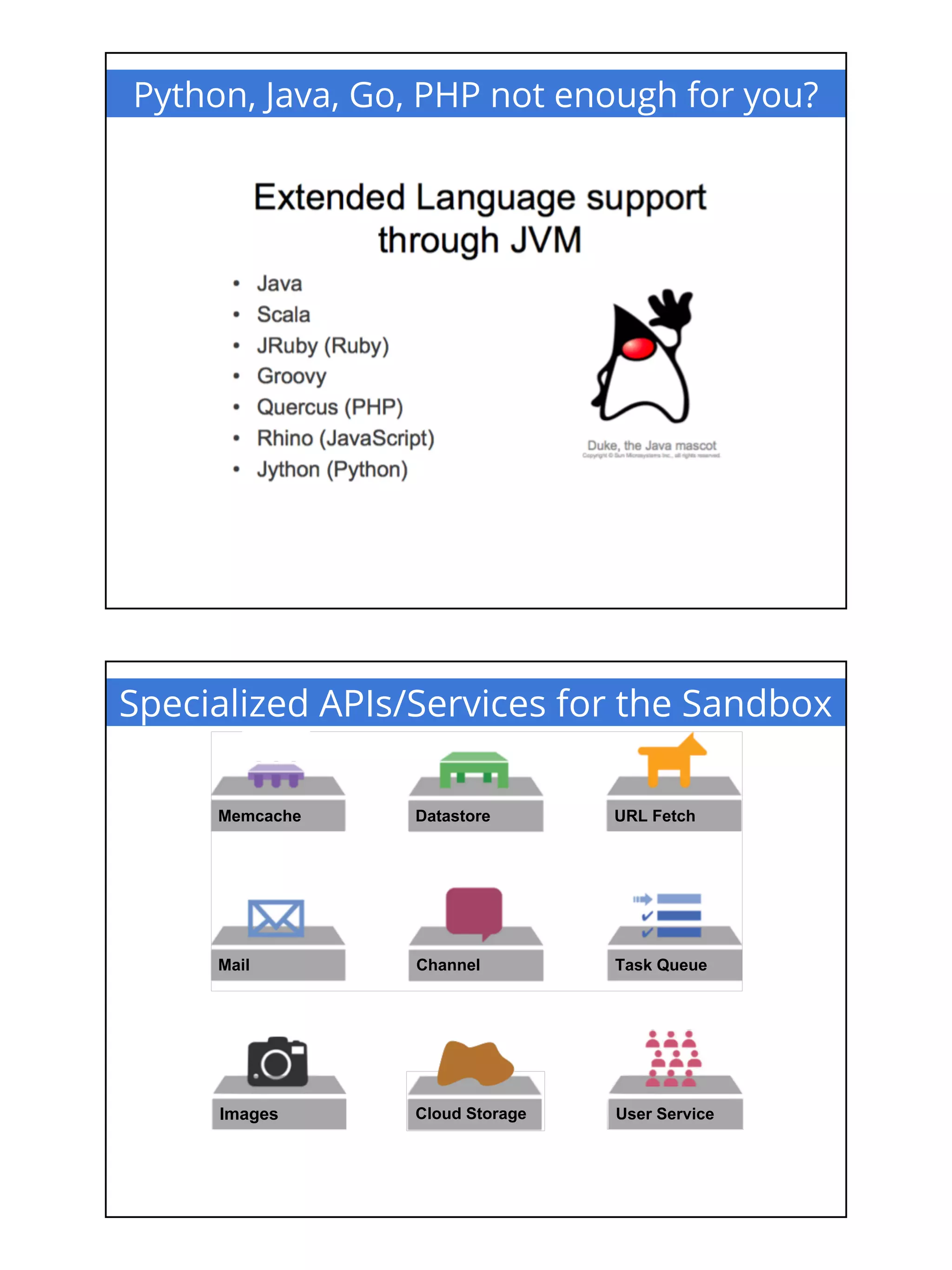 Google App Engine & Cloud Overview (DevFest 2013)