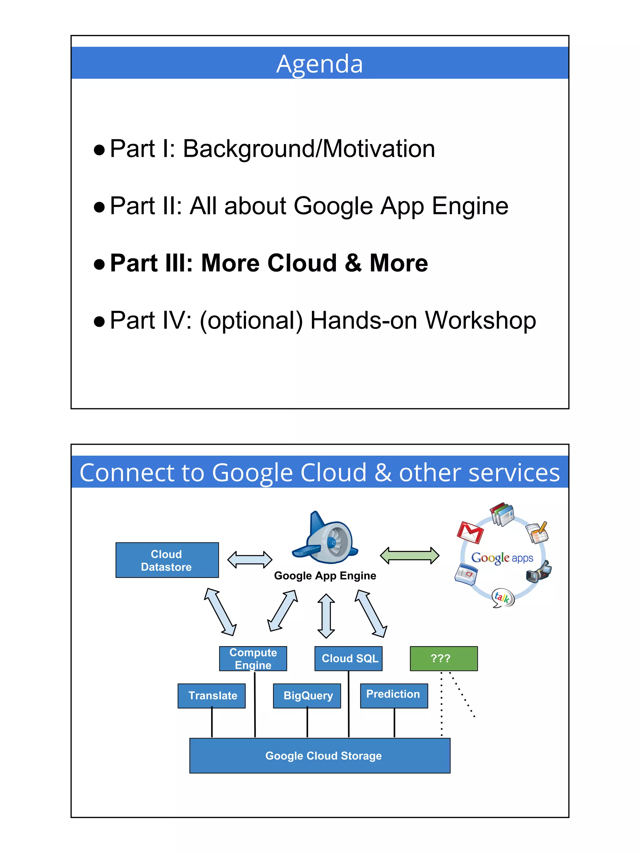 Google App Engine & Cloud Overview (DevFest 2013)