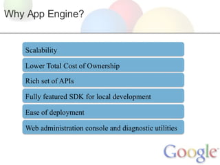 Why App Engine?      