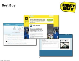 Best Buy




                         15

Friday, March 23, 2012
 