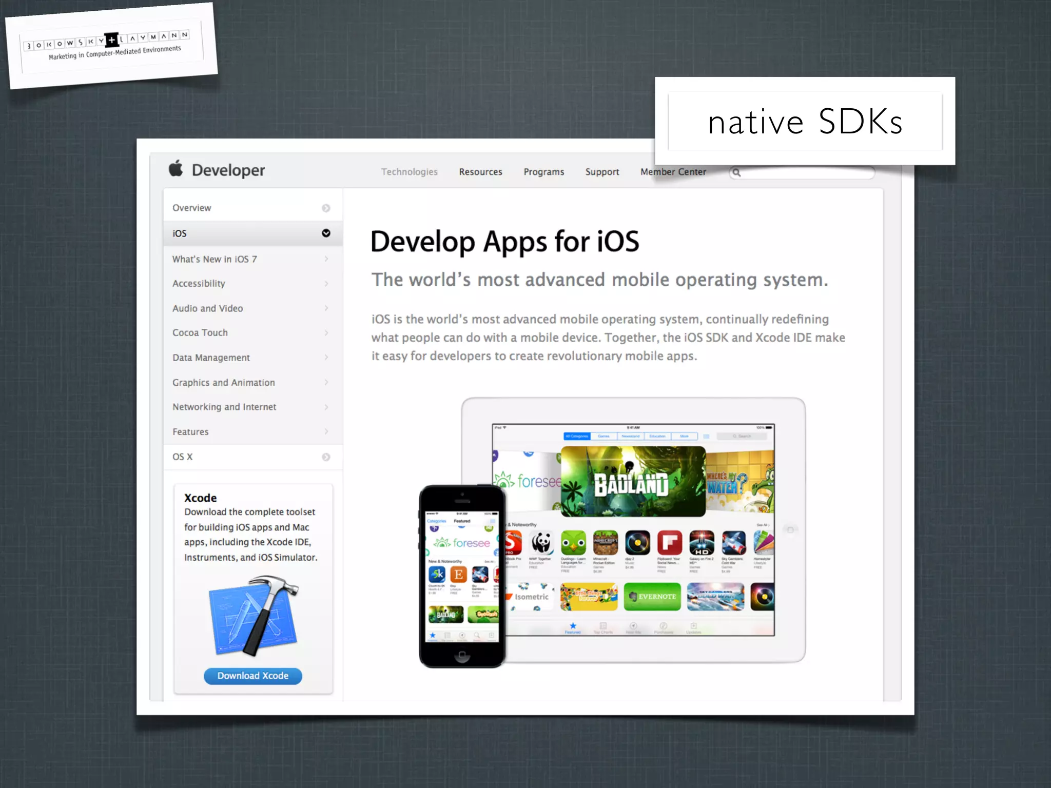 native SDKs
 