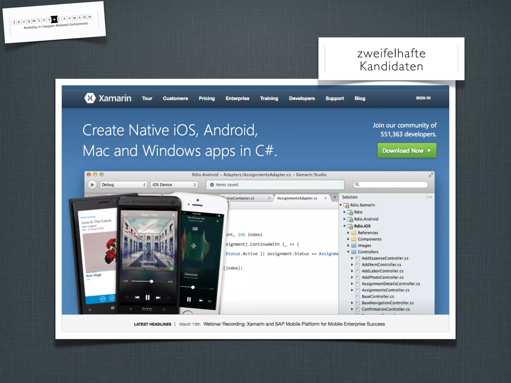 zweifelhafte
Kandidaten
 