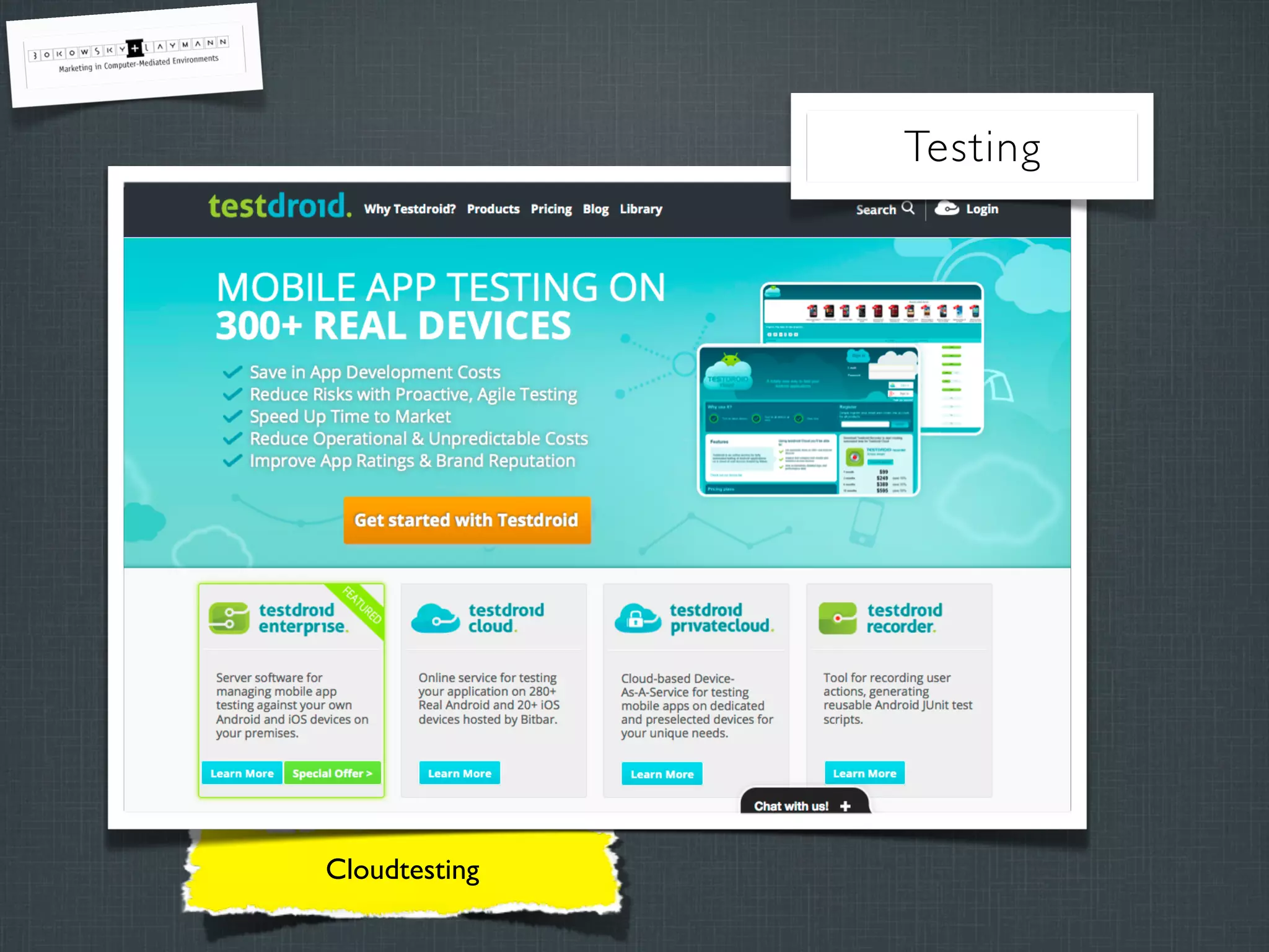 Cloudtesting
Testing
 