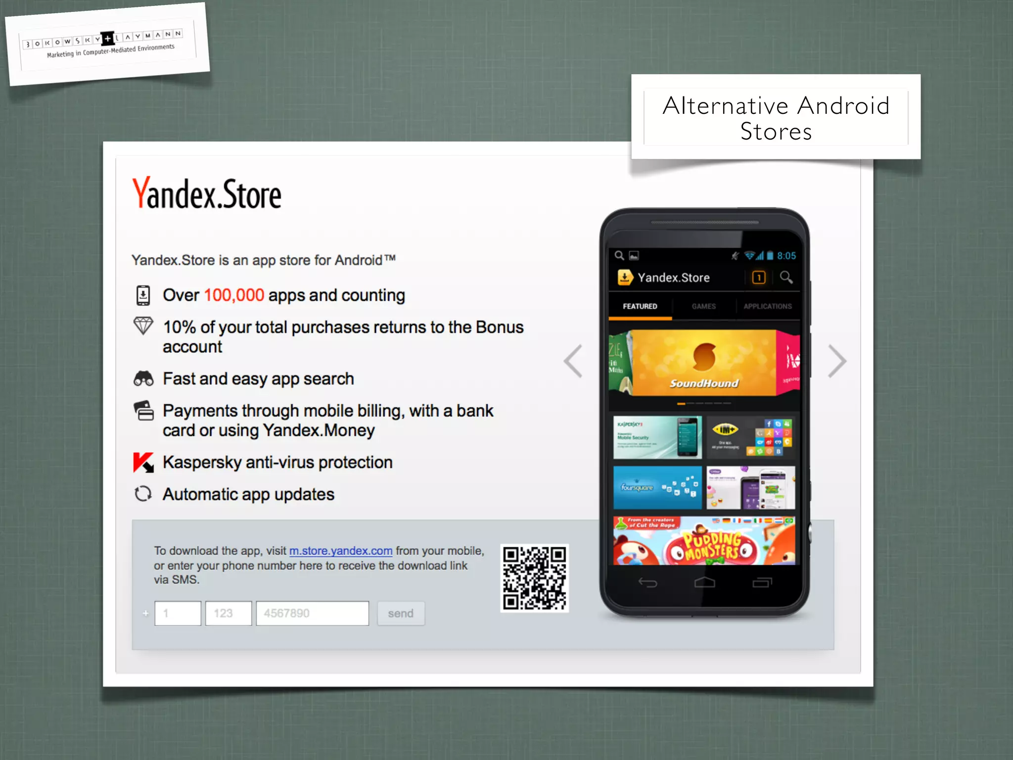 Alternative Android
Stores
 