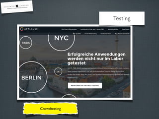 Crowdtesting
Testing
 