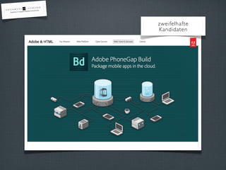 zweifelhafte
Kandidaten
 