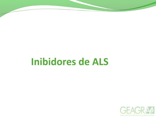 Inibidores de ALS
 