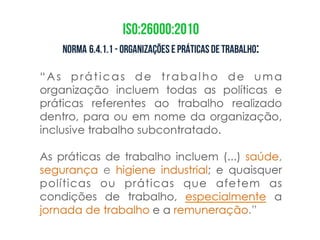 Ética, Responsabilidade Social & SSHT