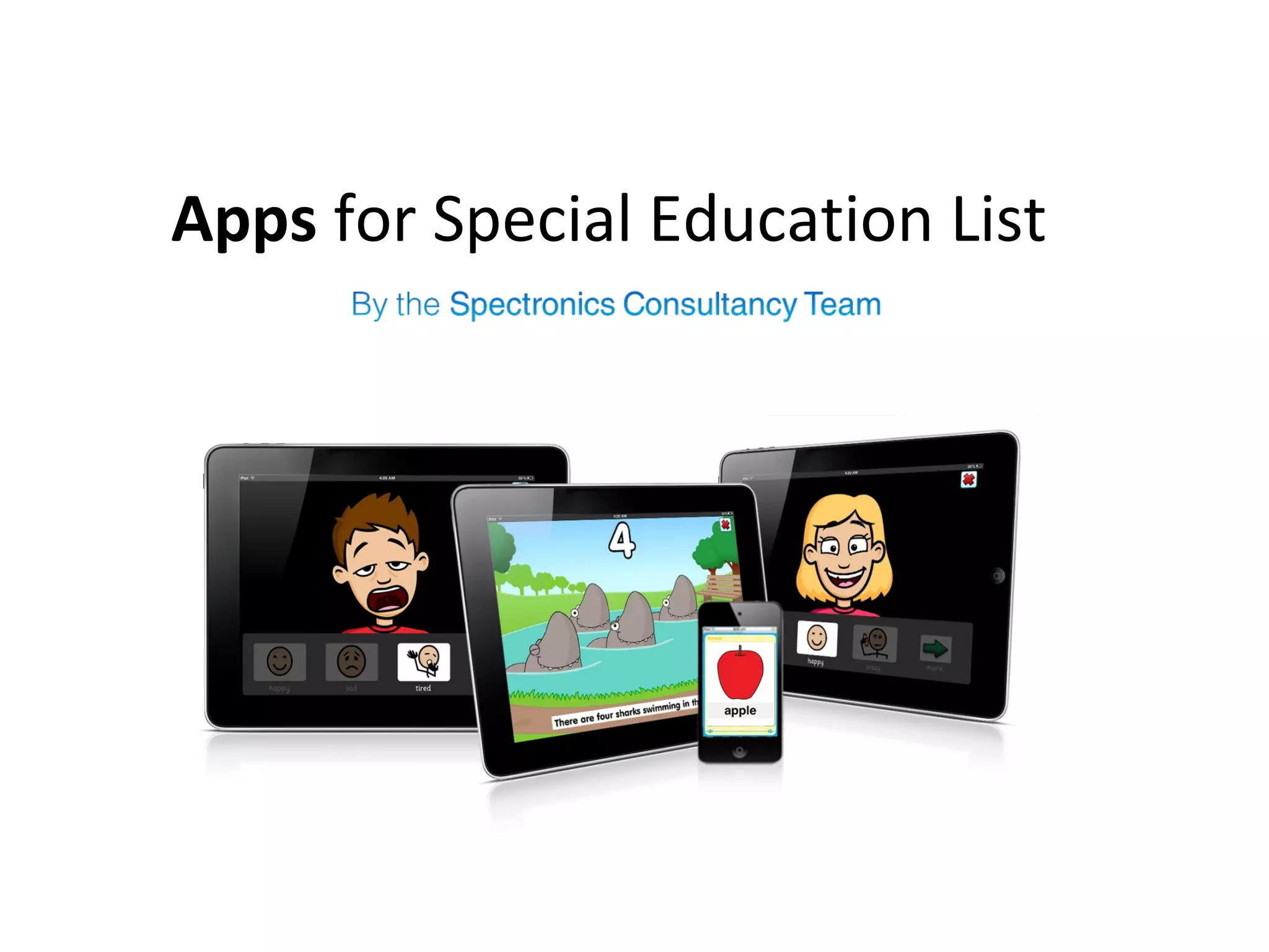 Apps for Special Education List
 