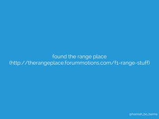 @hannah_bo_banna 
found the range place 
(http://therangeplace.forummotions.com/f1-range-stuff) 
 