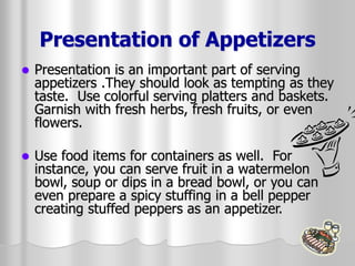 Introduction Appetizer appetizer.ppt