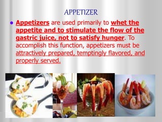 Introduction Appetizer appetizer.ppt