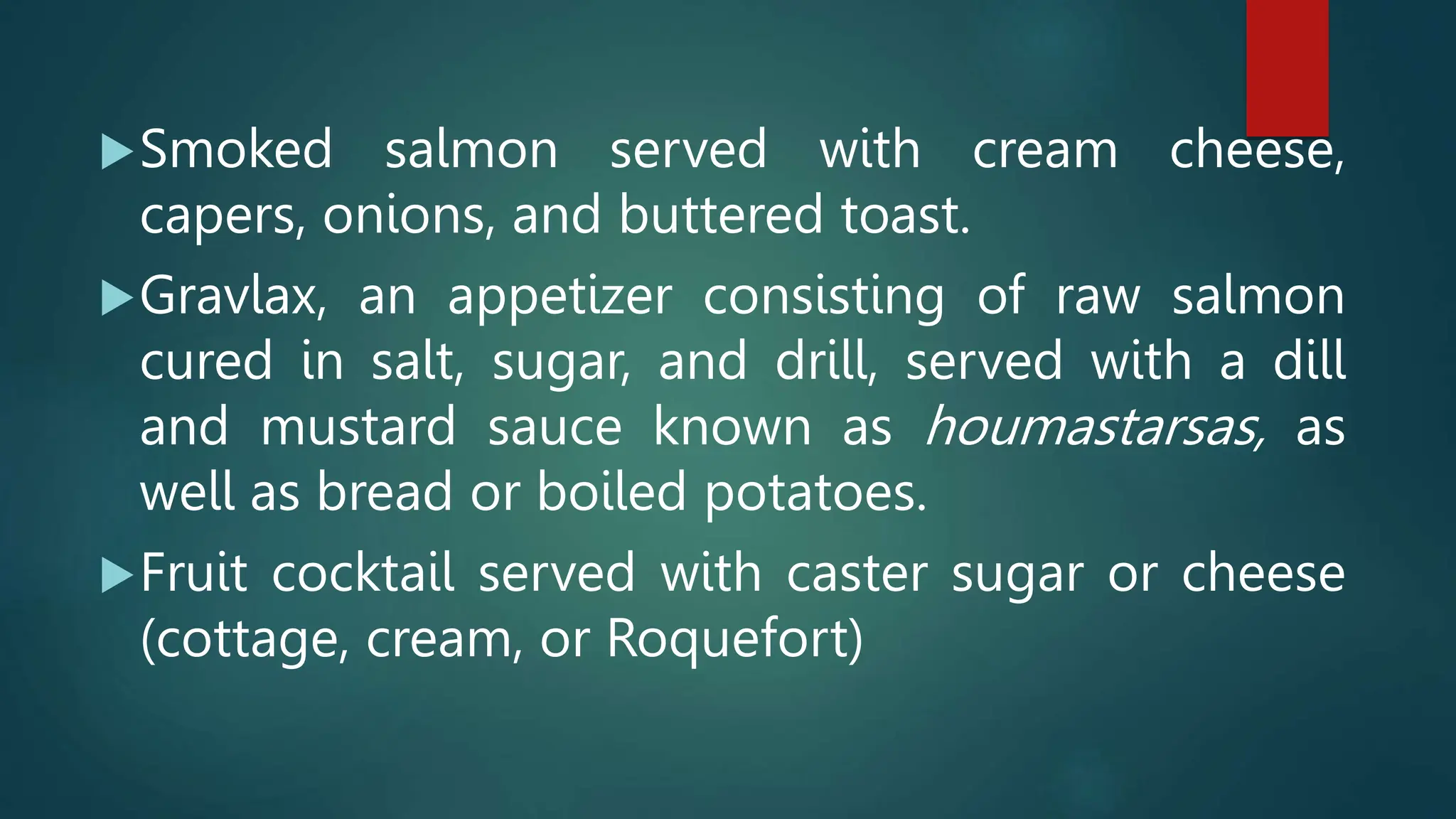 Appetizer Powerpoint Presentation Pptx