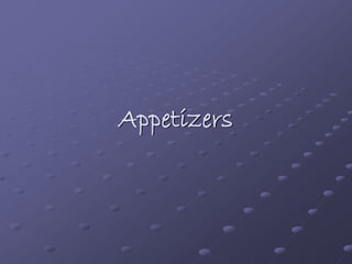 Appetizers Pdf