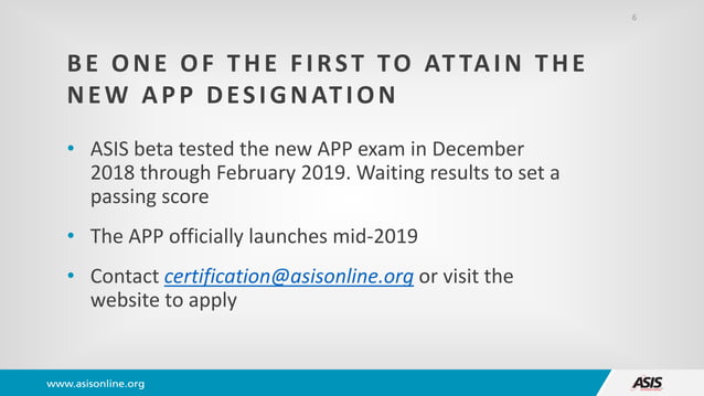 The New APP Certification | PDF