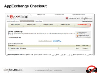 AppExchange Checkout 