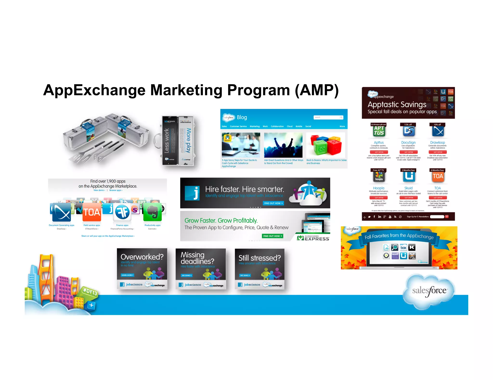 AppExchange Marketing Program (AMP)

 
