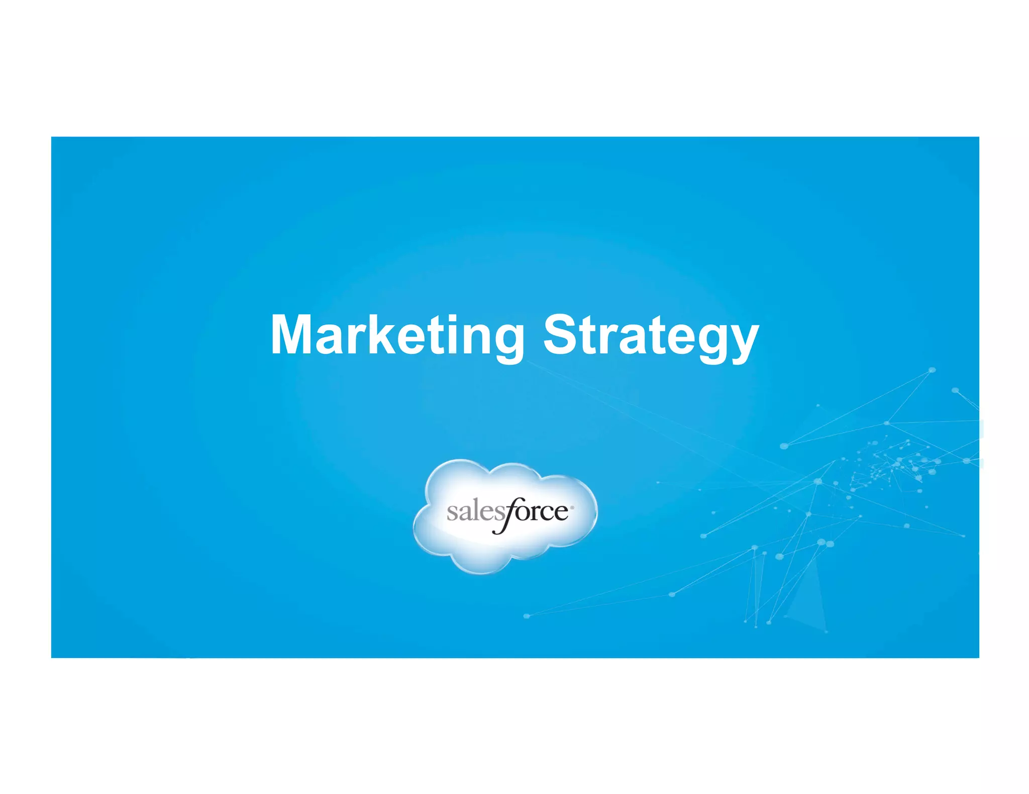 Marketing Strategy

 