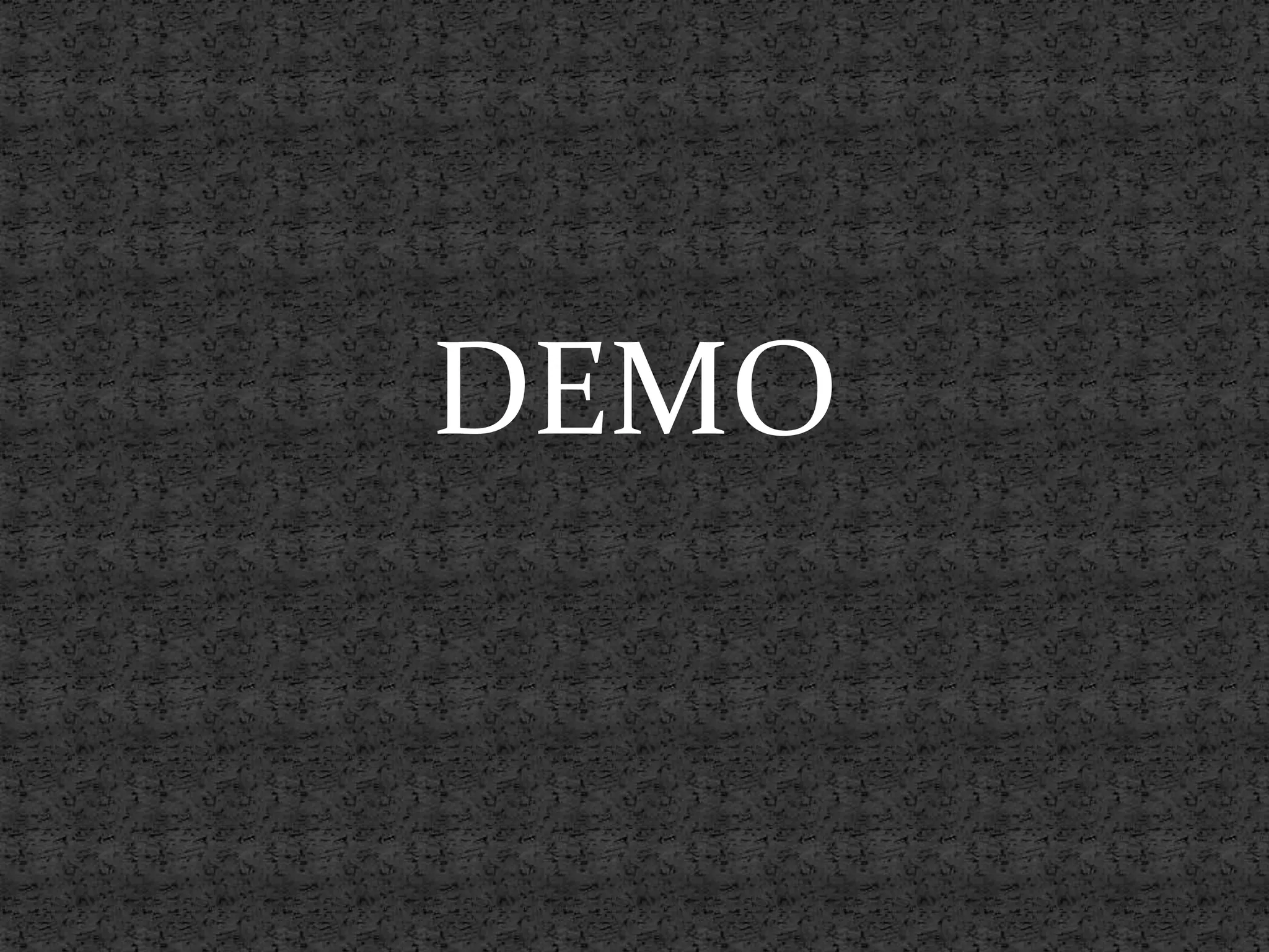 DEMO
 