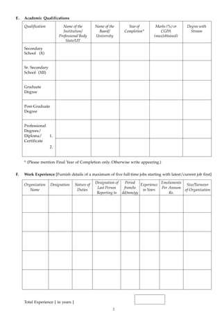 NIBM PUNE Application Form