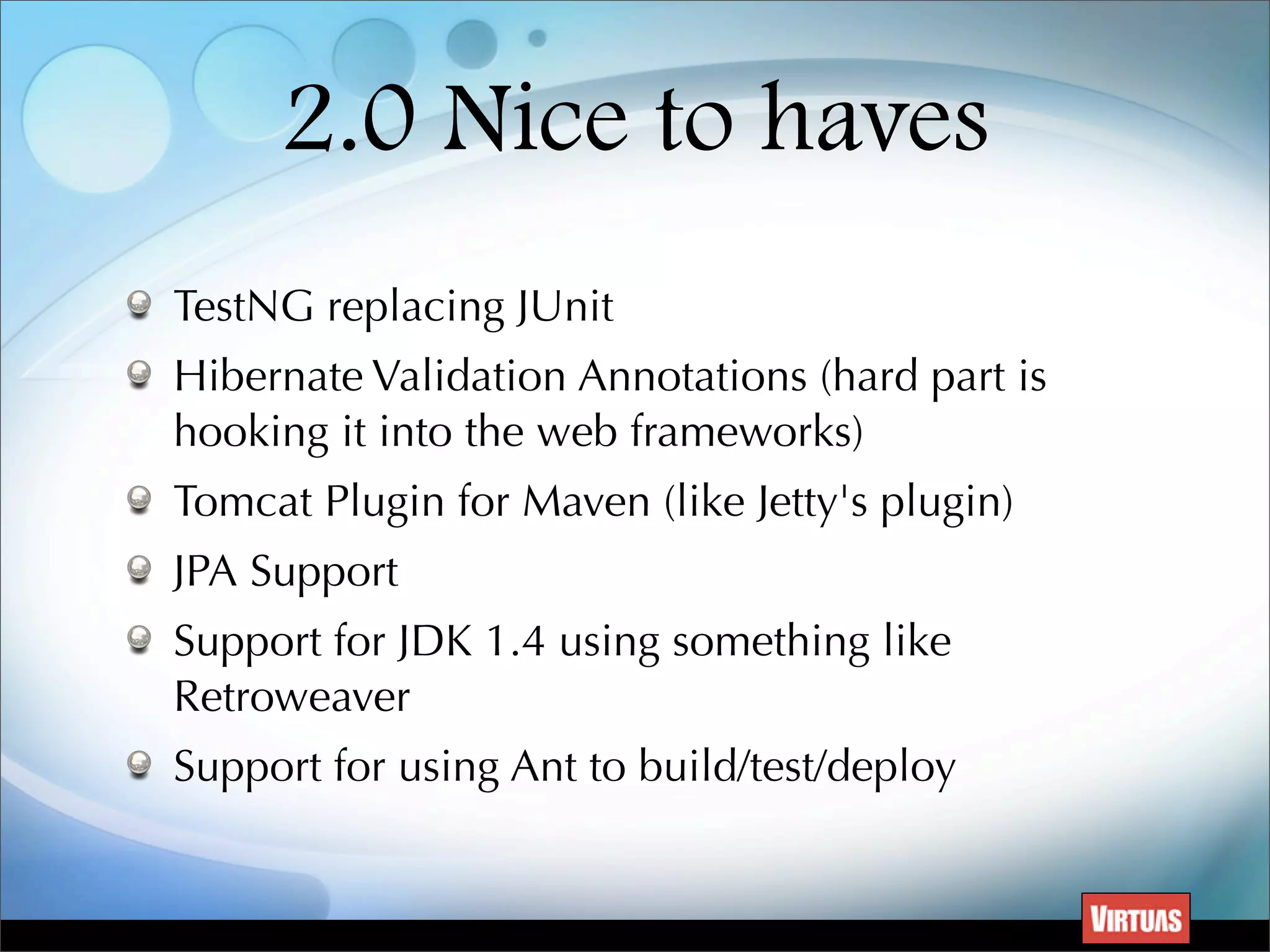 Seven Simple Reasons to Use AppFuse