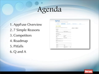Seven Simple Reasons to Use AppFuse